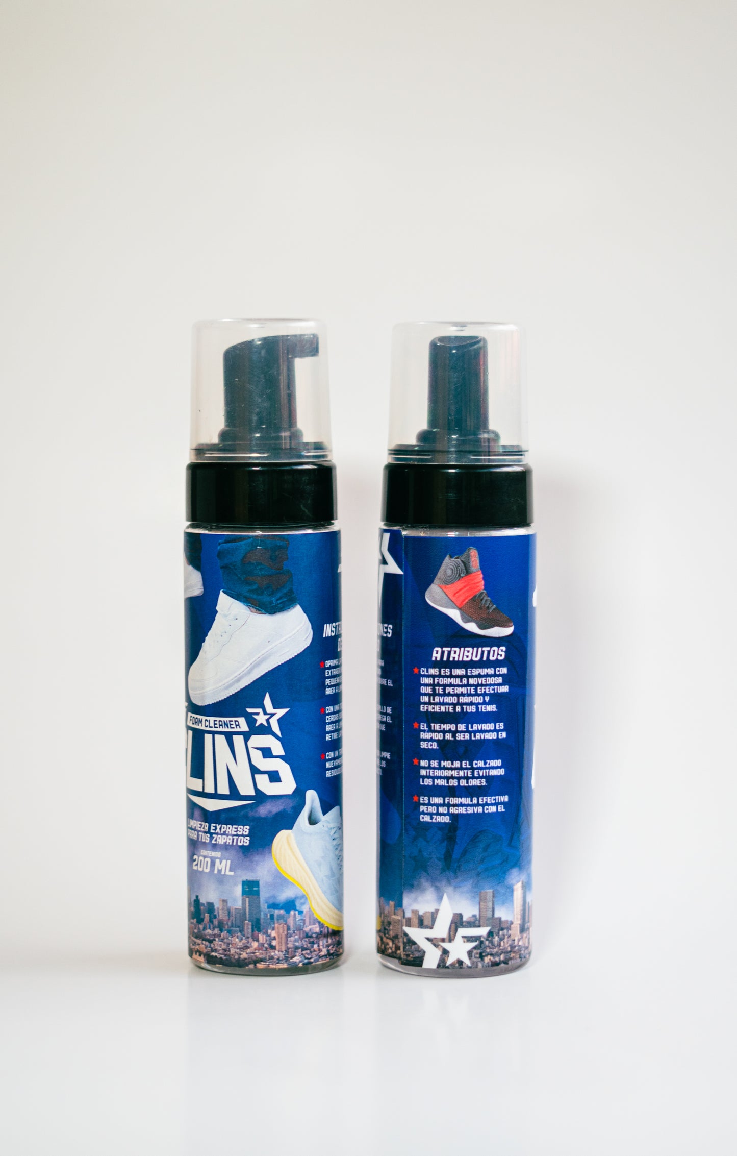 kit Espuma Limpiadora para Zapatos : Clins