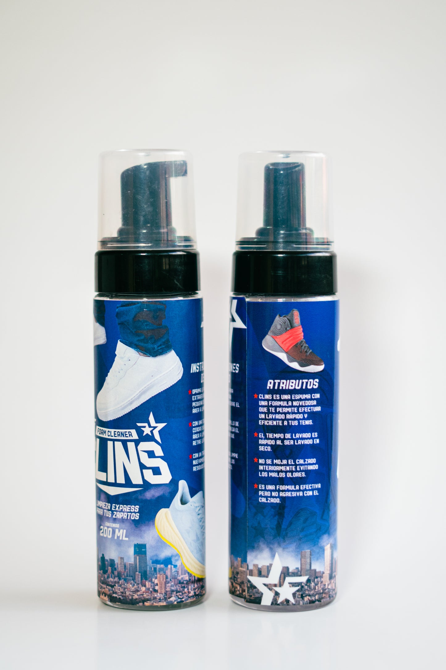 kit Espuma Limpiadora para Zapatos : Clins