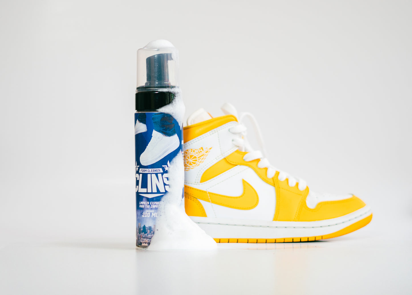 kit Espuma Limpiadora para Zapatos : Clins